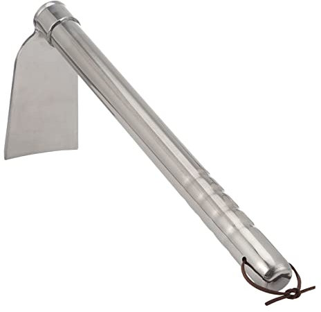 Kisangel 1 Pc houe Outillage de Jardin Outils de Jardin kit de Age Lage Pot Plantation de Age charrue à Main de binage de Acier Inoxydable Silver