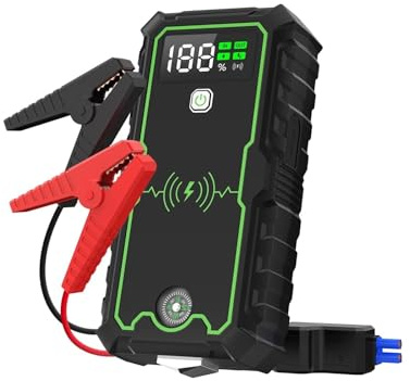 Avviatore di emergenza for auto, Power Bank 4000A, caricabatterie portatile, booster for auto, dispositivo di avviamento automatico da 12 V, avviatore di emergenza for batteria auto