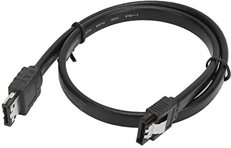 AOWINHIT Cavo di Prolunga Schermato ESATA a Trasmissione Rapida dei Dati per Disco Rigido Esterno, M/M Maschio a Maschio, per Dischi Rigidi e unità Ottiche (50 cm)