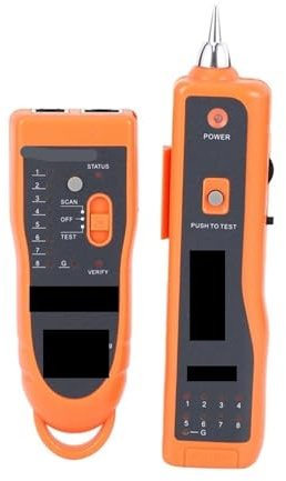 NGTFDCP Visual fault locator, Tester Per Cavi In ​​fibra Ottica Rete UTP Stp Cat5 Cat6 Rj45 Lan Line Detector Telefono Rj11 Kit Tono Diagnostico Xq-350,Localizzatore visivo di guasti