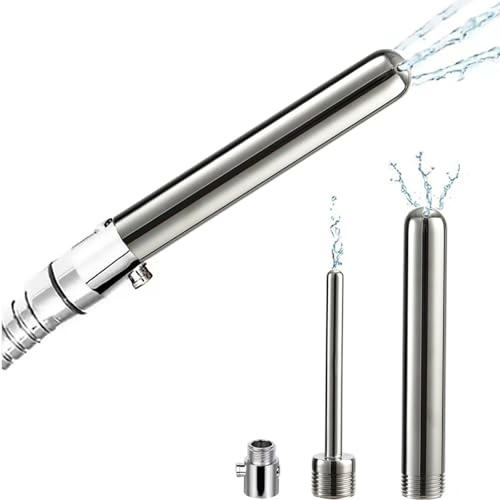 Enema Shower Kit 3-Piece Set with Control Valve Irrigation Kit for Men and Women Personal Cleansing, Easy to Operate
