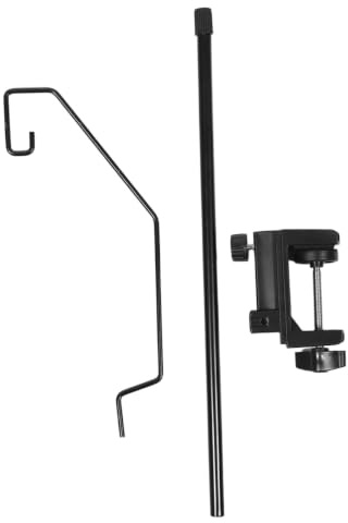 Support de Câble de Fer en Fer, Pince Robuste Anti-Accrochage | Cordons de Fer Vapeur et Tables à Repasser, Noir, Montage Simple, Gain de Place, Maison Atelier