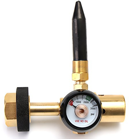 MASUNN Helium Latex Ballon Luft Inflator Regler Mit Messgerät Für W21.8-14 Tank Ventil