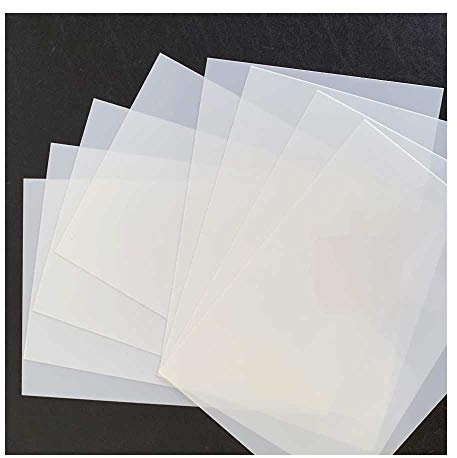 Pack of 5 Genuine Blank A4 Mylar Stencil Sheets (250 Micron)