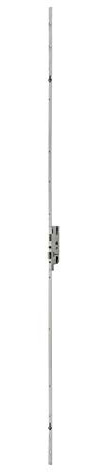 FERCO - Serrure Encastrable Fercomatic à Cylindre - Porte Bois - Axe 40 mm - 3 Points - Hauteur 2150 mm - Verrouillage Automatique - Réversible - Têtière 18 mm - Gris