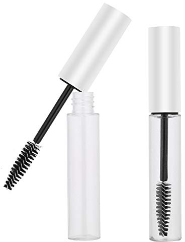 Tubos de rímel, 5 colores 10 ml Tubo vacío de máscara de pestañas con pincel, Tubo de pestañas vacías Tubo pestañas Crema Botella Rímel tubo contenedor(1#)