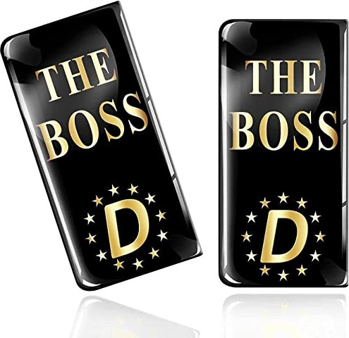 SkinoEu 2 x 3D Gel Silikon Nummernschild Kennzeichen JDM Aufkleber Tuning Auto Motorrad Boss Stickers EU QS 19