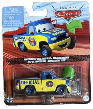 Disney Pixar Cars - Dexter Hoover with Green Flag