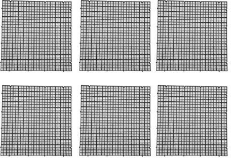 Ejoyous 6 Stück Aquarium Trennwand, Aquarium Tank Grid Fisch Tank Teiler Aquarium-Trenngitter Aquarium Fisch Tank Isolierung um Verschiedene Fische zu Halten (30 * 30CM)