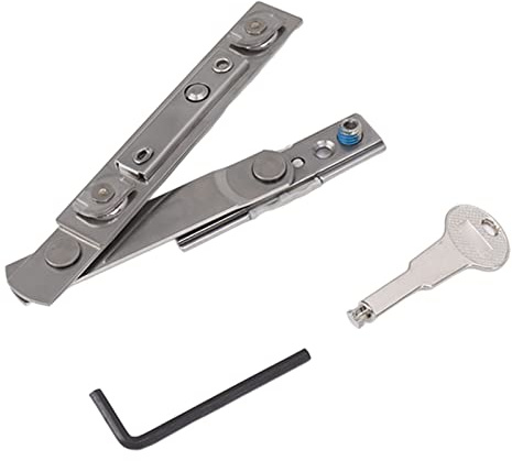 Casement Window Hinge Broken Bridge Lock Ventilation Limiter Hinges Children Ventilator Shutter Hinges (14mm Slot Width)