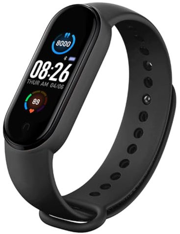 NCONCO Smart Band Fitness Tracker, orologio intelligente impermeabile, fitness tracker con monitor della pressione sanguigna, cardiofrequenzimetro, notifica, contapassi, smart watch per Android iOS