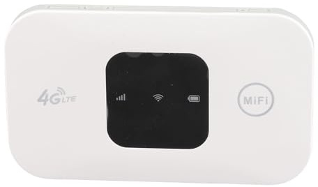 Portable 4G Router with SIM Slot, 300Mbps Travel WiFi Hotspot, 2100mAh Battery Powered, Unlocked for Europe Asia Africa (4G LTE Bands B1/B3/B5/B40)