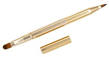 Mikinona Doppelseitiger Lippenpinsel Mit Einziehmechanismus Für Make-up Und Kosmetik Kompaktes Design Für Frauen Und Mädchen Beidseitig Verwendbar