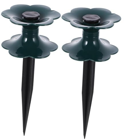 Hemobllo 2piezas Estacas Guía Manguera Jardín Unidades Protección Césped Plástico Resistente Diseño Fácil Manejo