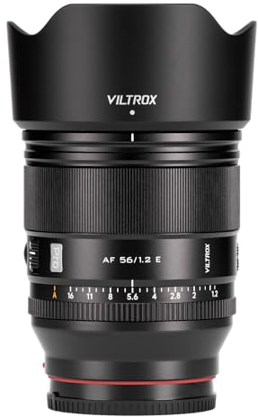 VILTROX 56mm F1.2 Pro E, AF 56mm f/1.2 E for Sony E-Mount, F1.2 Large Aperture Portrait Lens for Sony A7 IV A7C II A6700 ZV-E10 II A7R V A7S III A6400 FX30 A6600