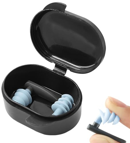 Bouchons d'oreille imperméables pour la natation - boucles d'oreille de nageur de silicone | Design imperméable à 4 couches