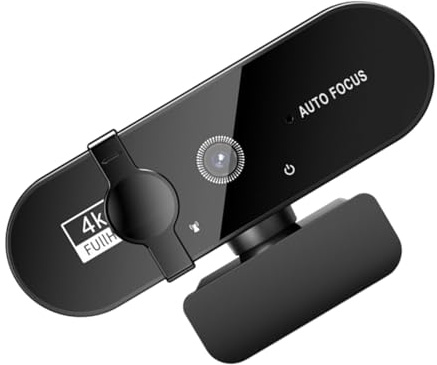 TOWARDSNAN W66 - Webcam per computer portatile, con messa a fuoco automatica e microfono integrato, ad alta risoluzione, per videoconferenze e lezioni online