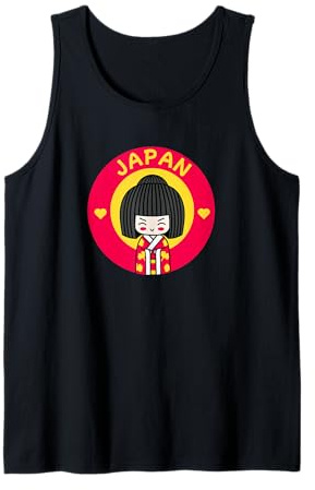 Japón Travel Geisha Kimono Sun Rise Tops, Camisetas y Accesorios Camiseta sin Mangas