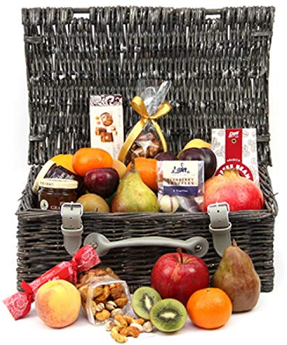 Joyful Fruit Hamper - Fruit Gift Baskets and Gift Hampers with Next Day UK delivery with Personal Message attached