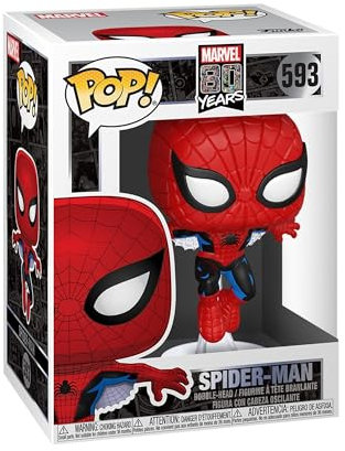 Funko Pop! Marvel: 80th - First Appearance Spider-Man - Marvel Comics - Collectable Vinyl Figure - Gift Idea - Official Merchandise - Toys for Kids & Adults - Comic Books Fans