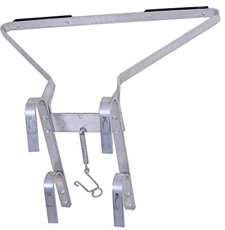 AUTOFU Ladder Stabilizer - I-Shaped Aluminium Ladder Stand-off/Stay - Anti Slip - 650mm Wide Span - 10 Years Warranty