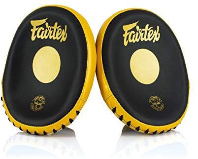 Fairtex FMV15 Boxhandschuhe für Muay Thai-Boxen, 1 Paar, Schwarz/Gold