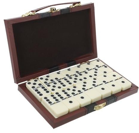 Milisten 1 Set Set Dominosteine Standard-Ominos Brettspiel Kinderspielzeug Tischspiel Blöcke Domino-Block Kinder-Spielset Für Draußen Domino-Fliesen Große