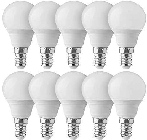ZONE LED SET - LED Birnen, 3.7 W, E14, Tropfenform, P45, 320lm, Warmweiss (3000K), 10-er Pack