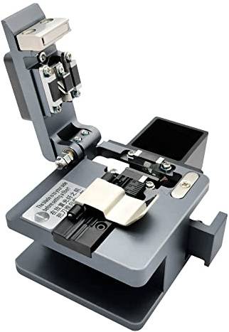 QIIRUN TM20 Cliveuse Fibre Optique avec 24 Points de Coupe par Usinage CNC de Précision, Fiber Cleaver Fibres Optiques avec Fixation 3 en 1 et Matériau en Aluminium d’aviation