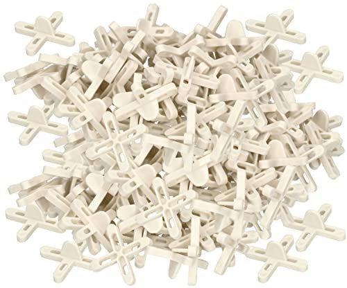 KOTARBAU® Crucetas para juntas 5 mm, 600 UNIDADES, Distanciadores de plástico, Espaciadores de baldosas para lechadas, Cruces para colocar azulejos, Clips