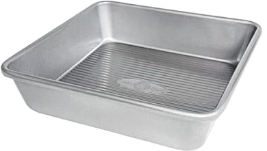 USA Pan Bakeware Seamless Nonstick Square Baking Pan, 8 x 8 x 2