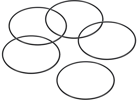 PATIKIL 20 Stück Dichtungsringe O-Ringe Gummidichtung 105mm AD 100mm ID 2.65mm Breite Nitrilgummi Unterlegscheibe Dichtungssatz Gummischeiben für Wasserhahn Autoreparatur Schwarz