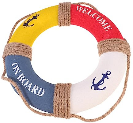 Garneck Décoration Murale En Forme De Bouées Suspendues 30 Cm Décoration Dintérieur Panneau De Porte Décoratif Pour Café Et Bar