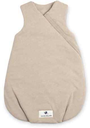 Julius Zöllner - Babyschlafsack Moon Jersey - 2.5 TOG - uni - OEKO-TEX Standard 100, Farbe:sand, Größe Schlafsack:56/62 (2-4 Monate)