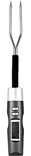 VIRAZE BBQ Meat Thermometer Fork Stainless Steel Digital Barbecue Fork with Backlit Light,Food Temperature Measurement