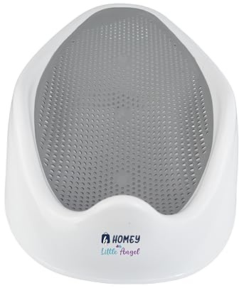 HOMEY Little Angel Baby Bath Seat- Suitable for Newborns| Bath Seat Support | Safe & Comfortable Ergonomic Nonslip Baby Bath Chair| Ideal for Less Than Seven Months Old Babies