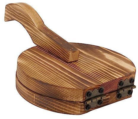 PRETYZOOM Stampo Per Involucro Di Ravioli Pressa in Legno Pressa Per Involucro Di Ravioli Per Utensili Da Cucina Per La Casa Design Multifunzionale