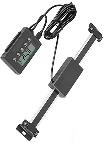 Lectura Digital DRO Kit LCD Remoto Actualización Torno Antiguo Pantalla Remota para Fresadoras Tornos Carpintería Metalurgia Aleación de Aluminio Negro 0-150 Mm