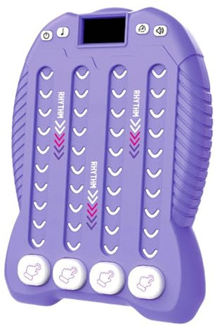 Uhngw Rhythmus-Spielmaschine, schnelles Push-Spiel, Musikspiele Quick Push Game, Lernspielzeug mit Musik und Licht, Handspielkonsolen-Puzzle-Reisespiele, Goodie-Bag-Stuffers