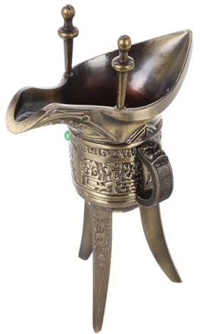 TOPBATHY Antiker Weinbecher Trinkbecher Tasse Im Chinesischen Stil Elegant Zart Große Kapazität Stabiler Boden Dekorativ