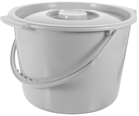 Générique Pot De Toilette Portable Avec Couvercle Chaise De Toilette Pour Personnes Handicapées Pratique Pour Camping Et Urgences