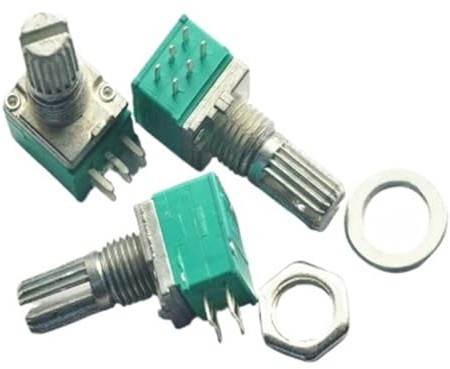 Einstellbares Potentiometer, Kunststoff versiegelt, doppelt B203 B503 B103 1K 10K 100K(B102=B1K)