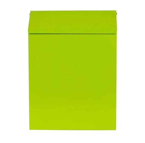 Cassetta postale da parete resistente con serratura a combinazione, grande, per riporre la posta in modo sicuro (verde)