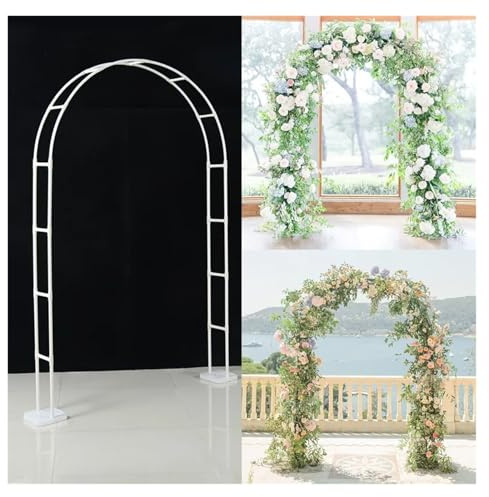 Arche De Mariage Arche de Mariage en PVC, Cadre Fleurs, Support d'arche Ballons, décoration pelouse extérieure, Fournitures fête, Toile Fond d'anniversaire
