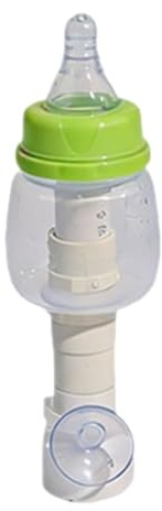 Fiocias Distributeur d'Aliments Aquarium avec Tube de Nourrissage Vertical Accessoire avec Ventouse Outil Précis en Matériau PP Pratique pour Bureau, Enfoncement de 1.5 Mm