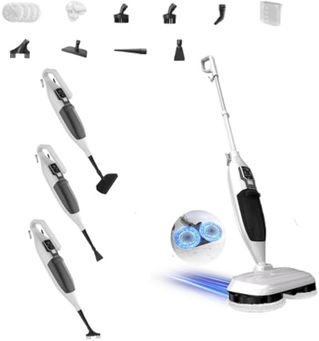 PUREBEAR 272 °F Dampfreiniger Mop mit Handgerät, 30s Schnellaufheizung