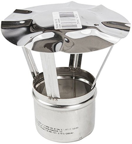 Stainless Steel Chimney Cowl, Ø 120 mm (4.72)