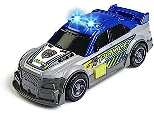 Dickie Toys – Polizeiauto – Polizeiwagen als Spielzeugauto, mit Freilauf, Licht- und Soundeffekten, für Kinder ab 3 Jahren
