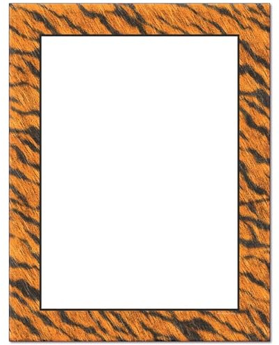 Animal Skins Letterhead Laser & Inkjet Printer Paper (25 Sheets, Tiger)