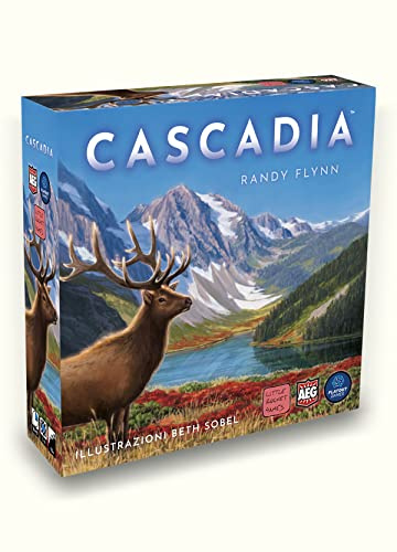 LITTLE ROCKET GAMES Cascadia Tischspiel auf Italienisch, Mehrfarbig